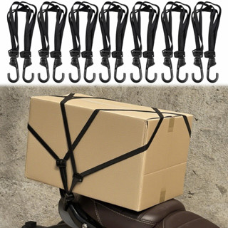 1/2/4ชิ้นสายรัดกระเป๋าเดินทางรถจักรยานยนต์-เข็มขัดเชือกที่แข…