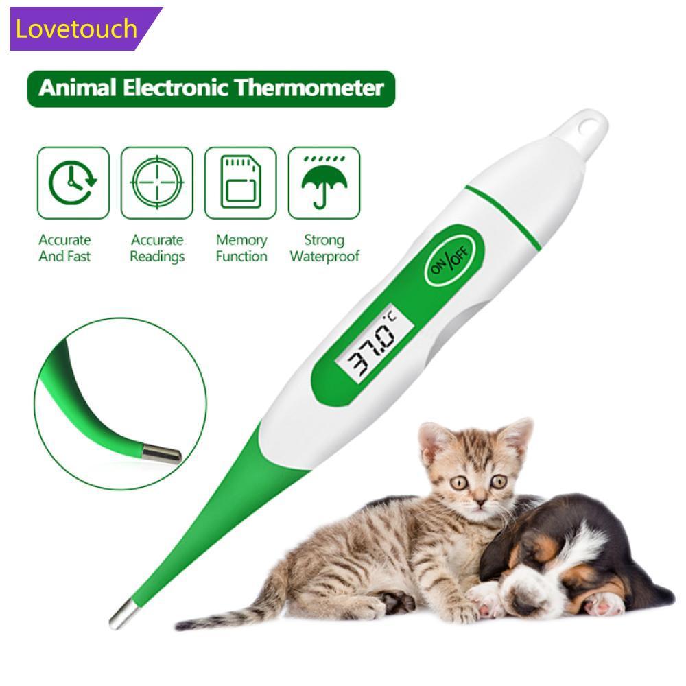 LOVETOUCH เครื่องวัดอุณหภูมิสัตว์ดิจิตอลฟาร์มหมูวัวแกะสัตว์อิเล็กทรอนิกส์เครื่องวัดอุณหภูมิเครื่องมื