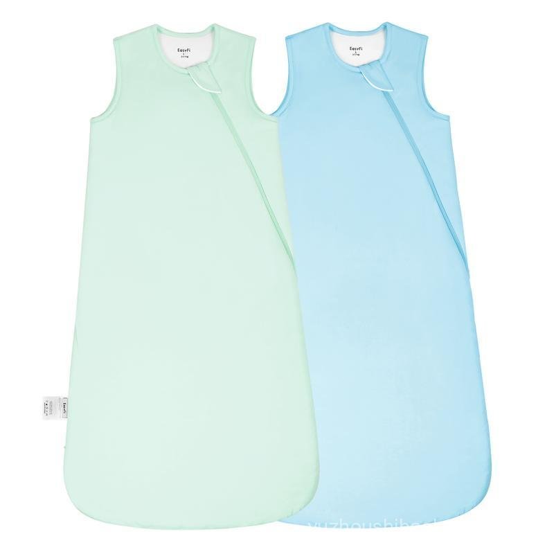 EasyFi 2-pack Supersoft Bamboo Sleep Sack 0.5 TOG & 1.0 TOG, Wearable Sleeping Bag | 2-Way Zipper | 