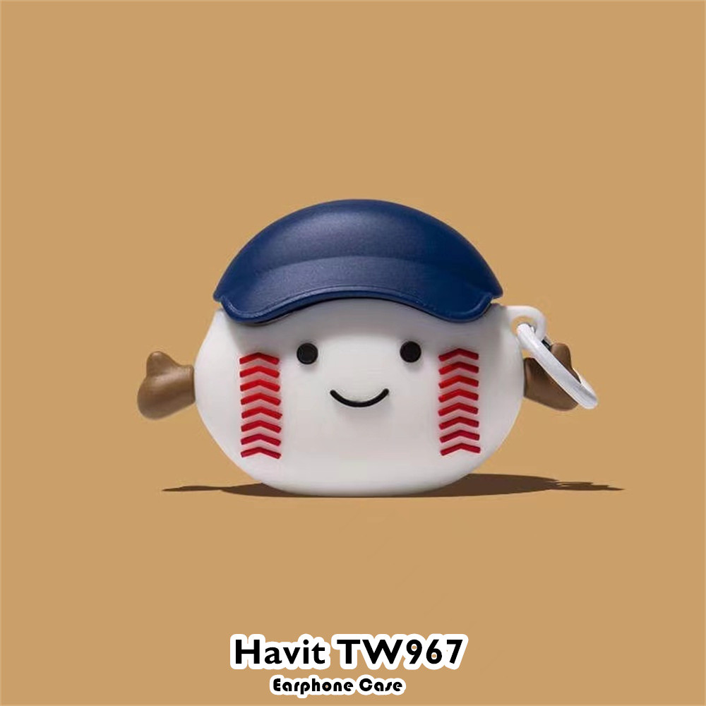 จัดหาโดยตรงสําหรับ Havit TW967 Casing Case Soft Silicone Headphone Case การ์ตูนนวัตกรรม NO.4