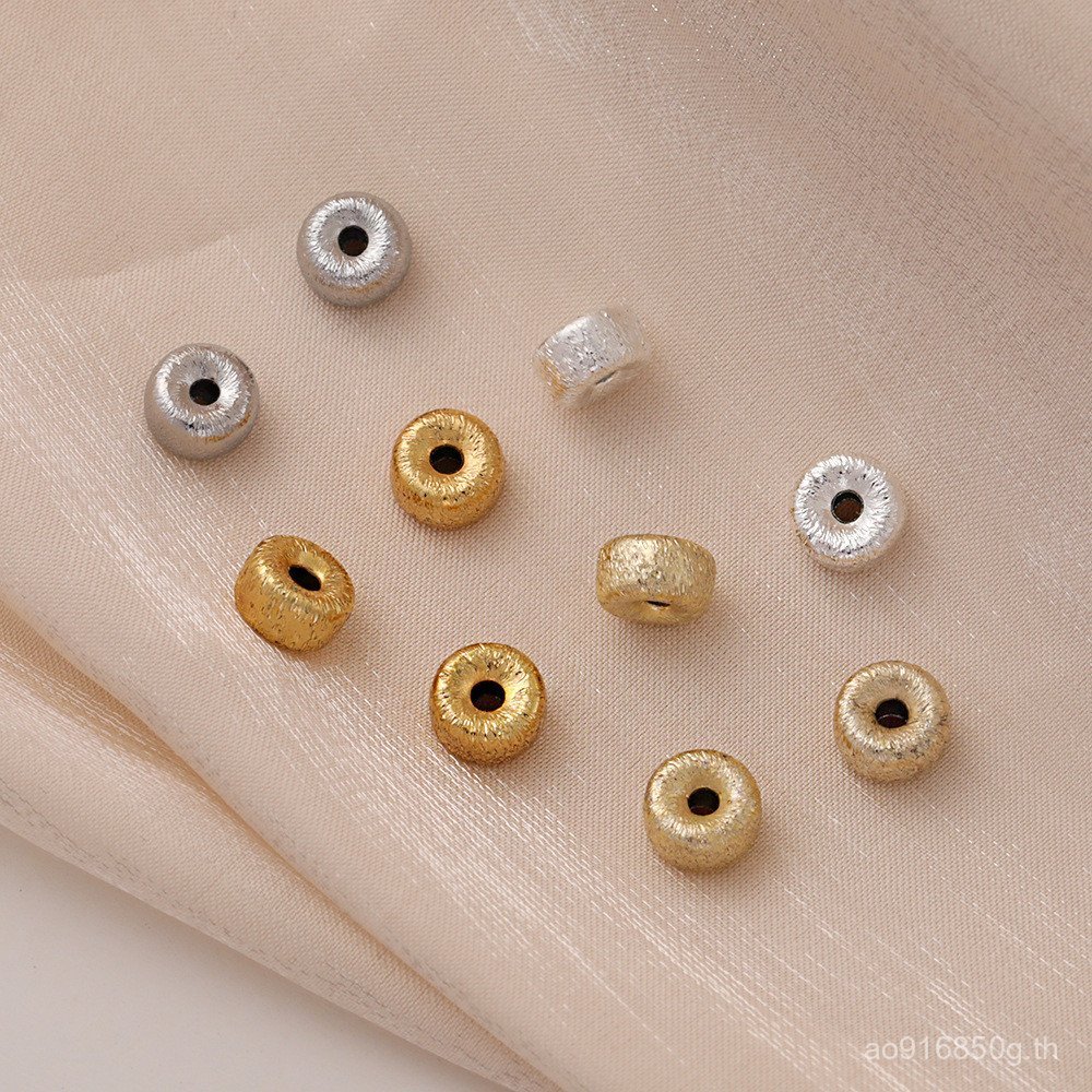 สร้อยคอและสร้อยข้อมือ Gold-clad Frosted วัสดุรอบ 18K สีสันสวยงาม งานแฮนด์เมด HDO4