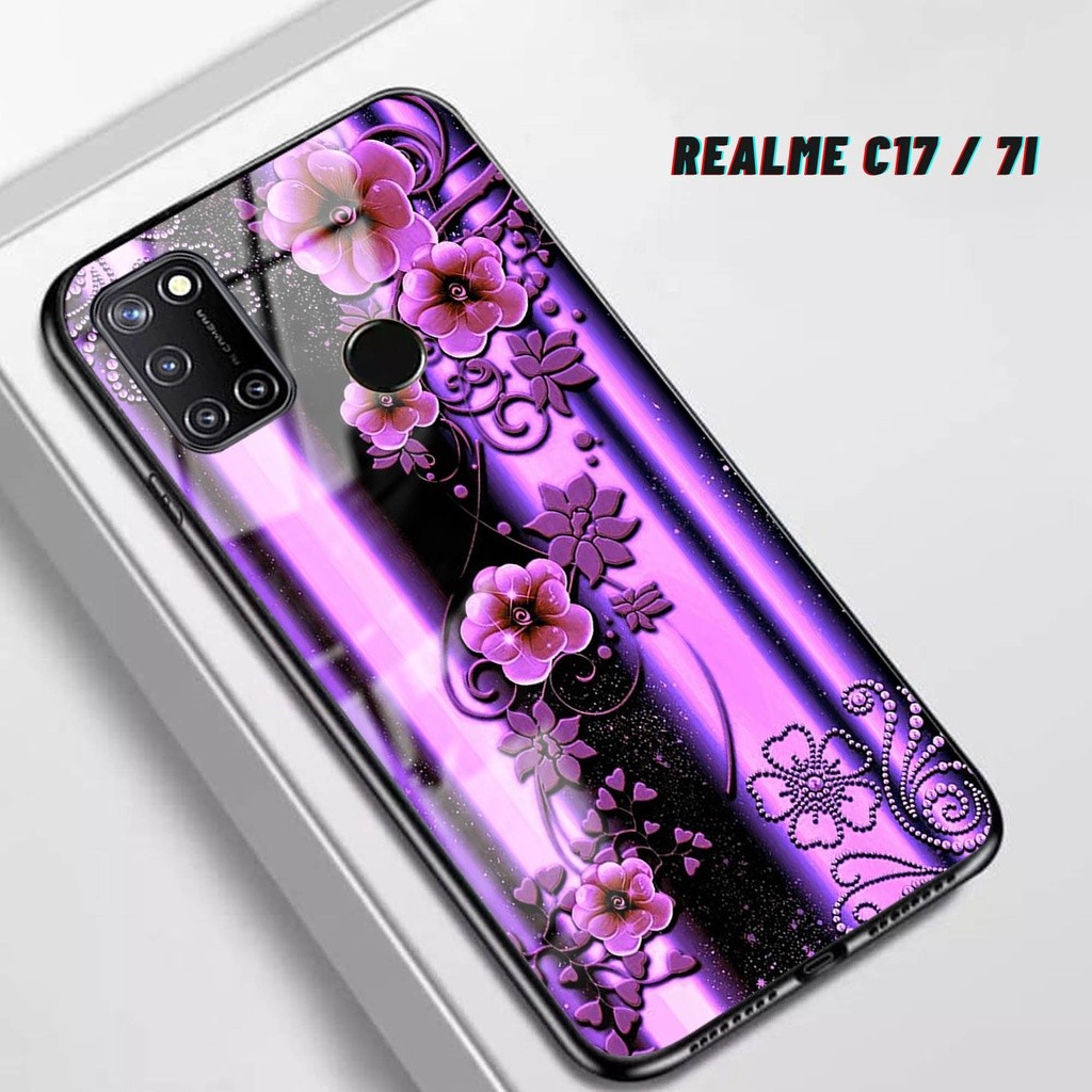 HP Softcase Glass Realme 7i/C17 - เคสโทรศัพท์สําหรับ Realme 7i/C17 - [ A89].