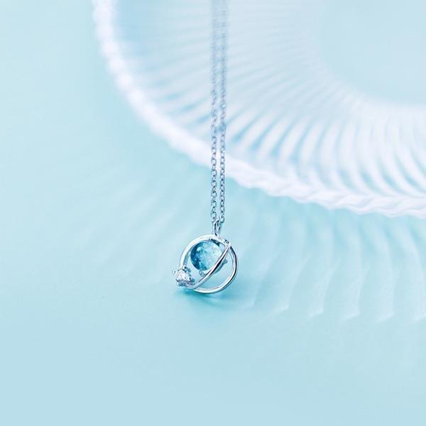 Gaia สร้อยคอเงินแท้ S925 [MERCELO]