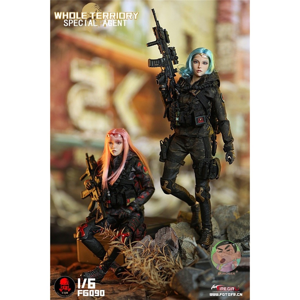 Fire Girl Toys CQB Tactical Agent - Two Color Versions 1/6 Scale Accessory Set