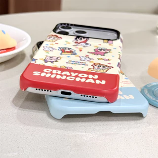 น่ารัก Crayon Shinchan 3D Pop Magnetic Stand TPU เคสโทรศัพท์สําหรับ iPhone 17/16/15/14/13/12/11, กันกระแทกกันฝุ่น Scratch-Resistant ฝาครอบป้องกัน, การ์ตูนอินเทรนด์โทรศัพท์แม่เหล็ก Ac
