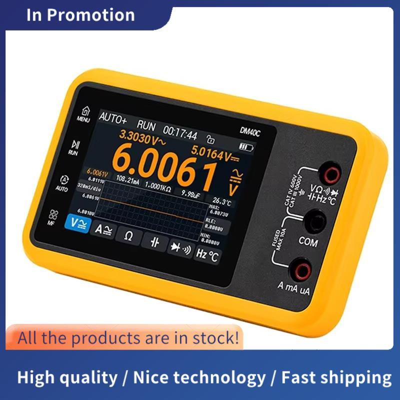 DM40 3 in 1 มัลติมิเตอร์สัญญาณเครื่องกําเนิดไฟฟ้าสัญญาณมือถือเครื่องมือยานยนต์ดิจิตอล DM40C-A