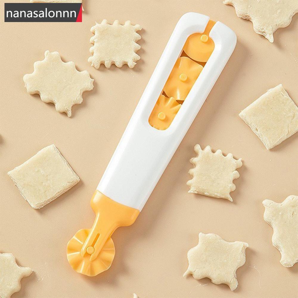 NNL เครื่องตัดแป้งอเนกประสงค์ Four in One ดอกไม้รูปลูกกลิ้งเบเกอรี่ครัว Shaping พิซซ่าแพนเค้กหนัง