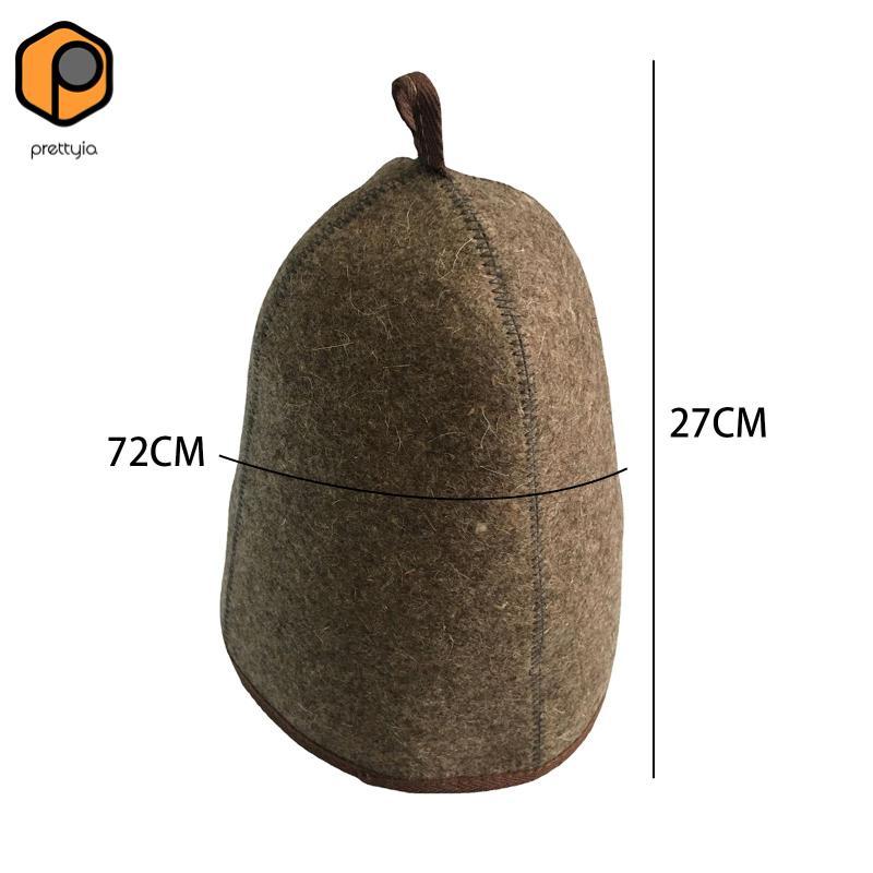 Prettyia หมวกซาวน่า 3 มม. หนา พกพาได้ง่าย ป้องกันความร้อน ดีไซน์ทันสมัย