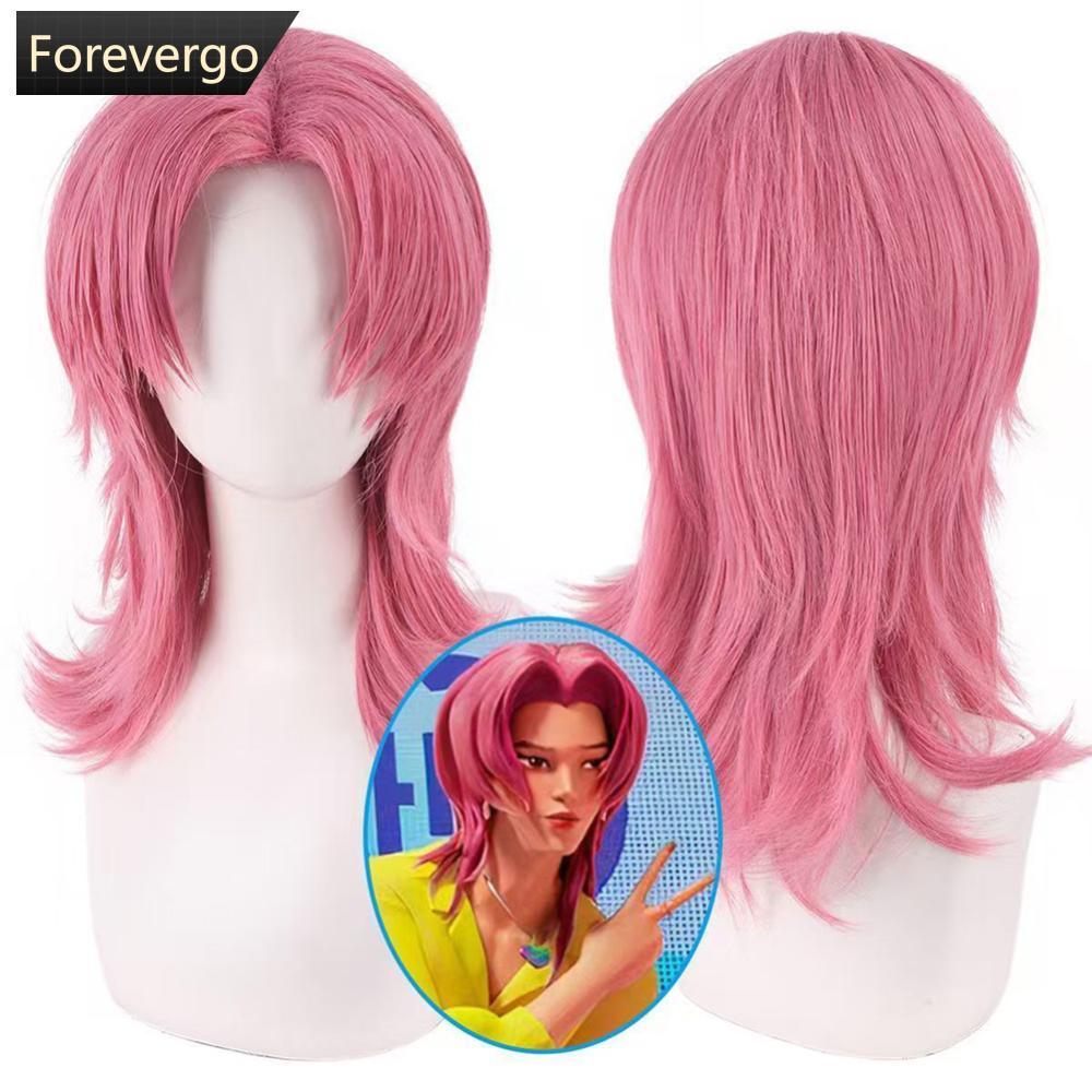 FVG วิกผมคอสเพลย์อะนิเมะเครื่องแต่งกายวิกผมสีม่วง Braids เด็กอุปกรณ์เสริม Prop วิกผม Party เครื่องแต