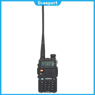 UV-5R เครื่องส่งรับวิทยุมือถือ VHF/UHF 136-174MHz & 400-520MHz 5W วิทยุสองทาง Dual Band วิทยุ UHF/VHF มือถือ [livesport.th]