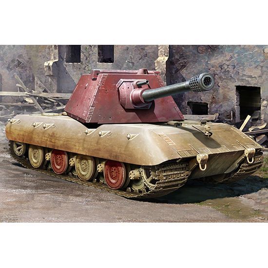 Trumpeter 09543 กาวประกอบรุ่น 1/35E-100 Heavy Tank Take Bo Tank