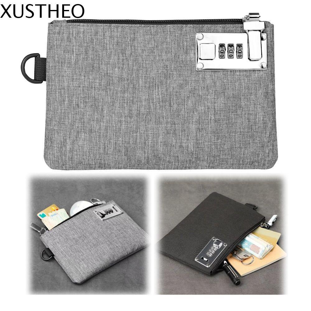 ซูธโอ ล็อคกระเป๋าเงิน,กระเป๋าใส่เหรียญป้องกันการโจรกรรมกระเป๋าสตางค์ที่มีการล็อค,ผู้ถือบัตรซิปที่แข็งแกร่งขนาดกะทัดรัดโทรศัพท์กรณีผู้ชายกระเป๋าคลัทช์กร
