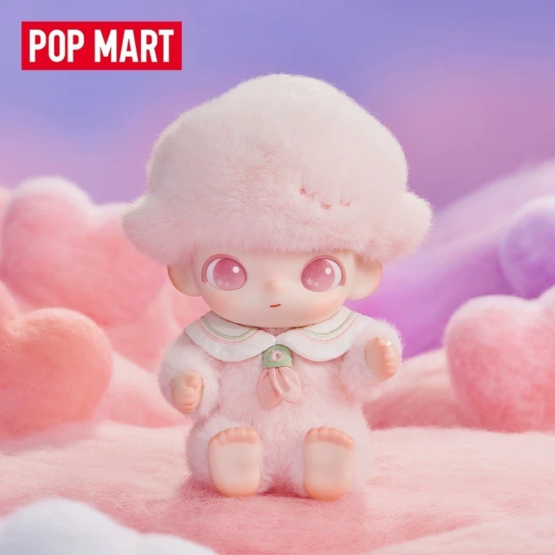POPMART POPMART สินค้าใหม่ DIMOO New Diary Series จี้ไวนิลตุ๊กตาของขวัญวันเกิดกล่องปริศนา