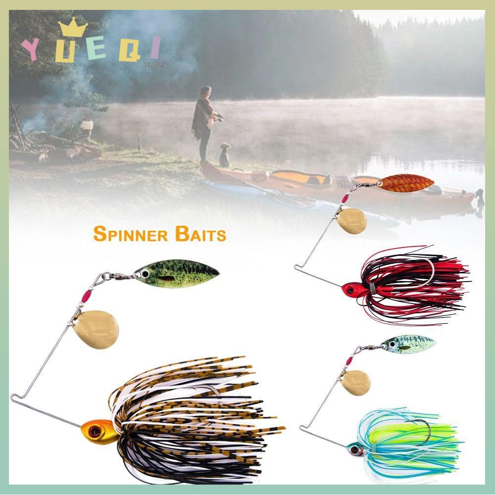 YUEQI Spinner Bait Willow & Colorado Blades 10g/14g เหยื่อตกปลาเบสน้ำจืด