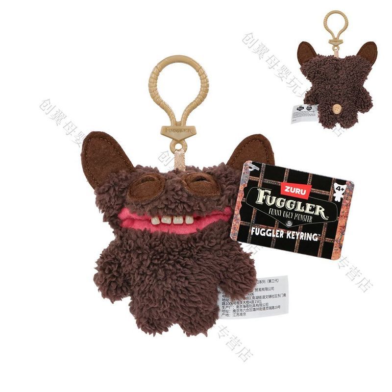 【พร้อมส่ง】fuggler funny ugly monster ของแท้ โกรธ ฟันน่ารักมอนสเตอร์จี้น่าเกลียดน่ารักฟันพวงกุญแจกระเป๋าตุ๊กตาจี้ของขวัญ fuggler keychain fuggler พวงกุญแจ