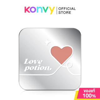 LOVE POTION Starry Blush Powder 2.8g #01 Baby Blue บลัชฝุ่นเนื้อเนียนละเอียด เลิฟ โพชั่น สีชัด ติดทนนาน.