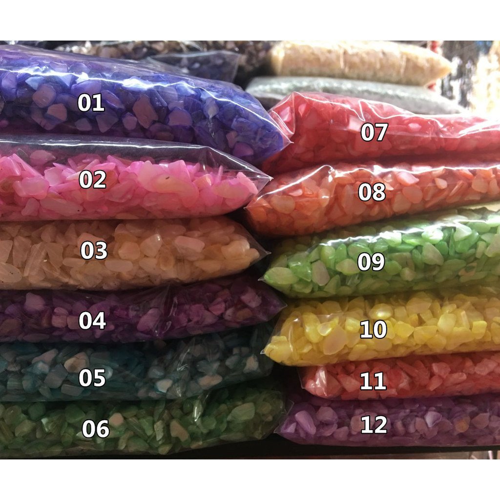 Kilogram Fragments Shells โรงงานขายตรง 1 Patch DIY อุปกรณ์เสริมเปลือก 12 สีต่อกระเป๋า Fragments เล็บ