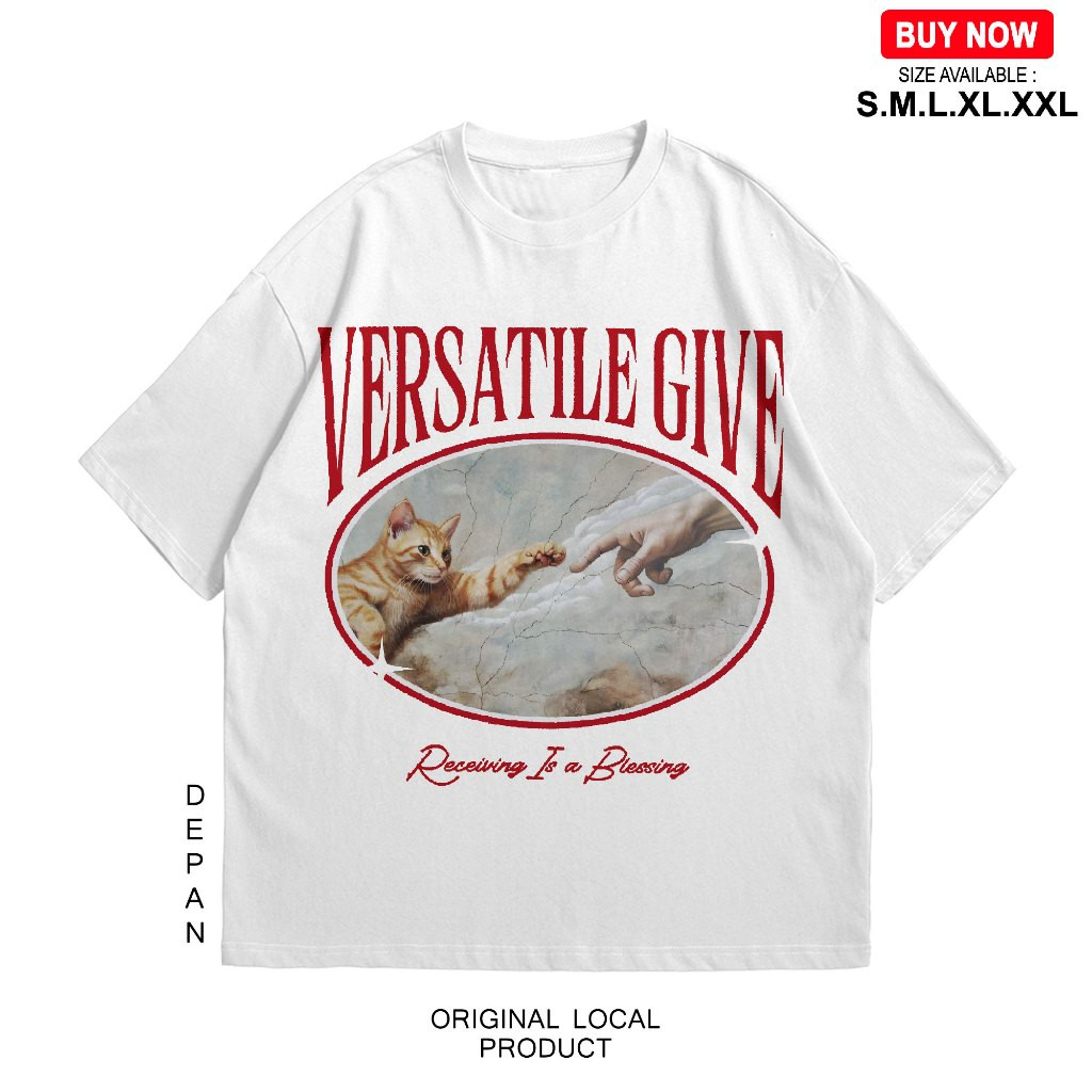 โลคาล์ VERGIE | ห้าม | เสื้อยืดโอเวอร์ไซส์ | เสื้อยืด Distro Brand Local Original Clothing เสื้อผ้าค