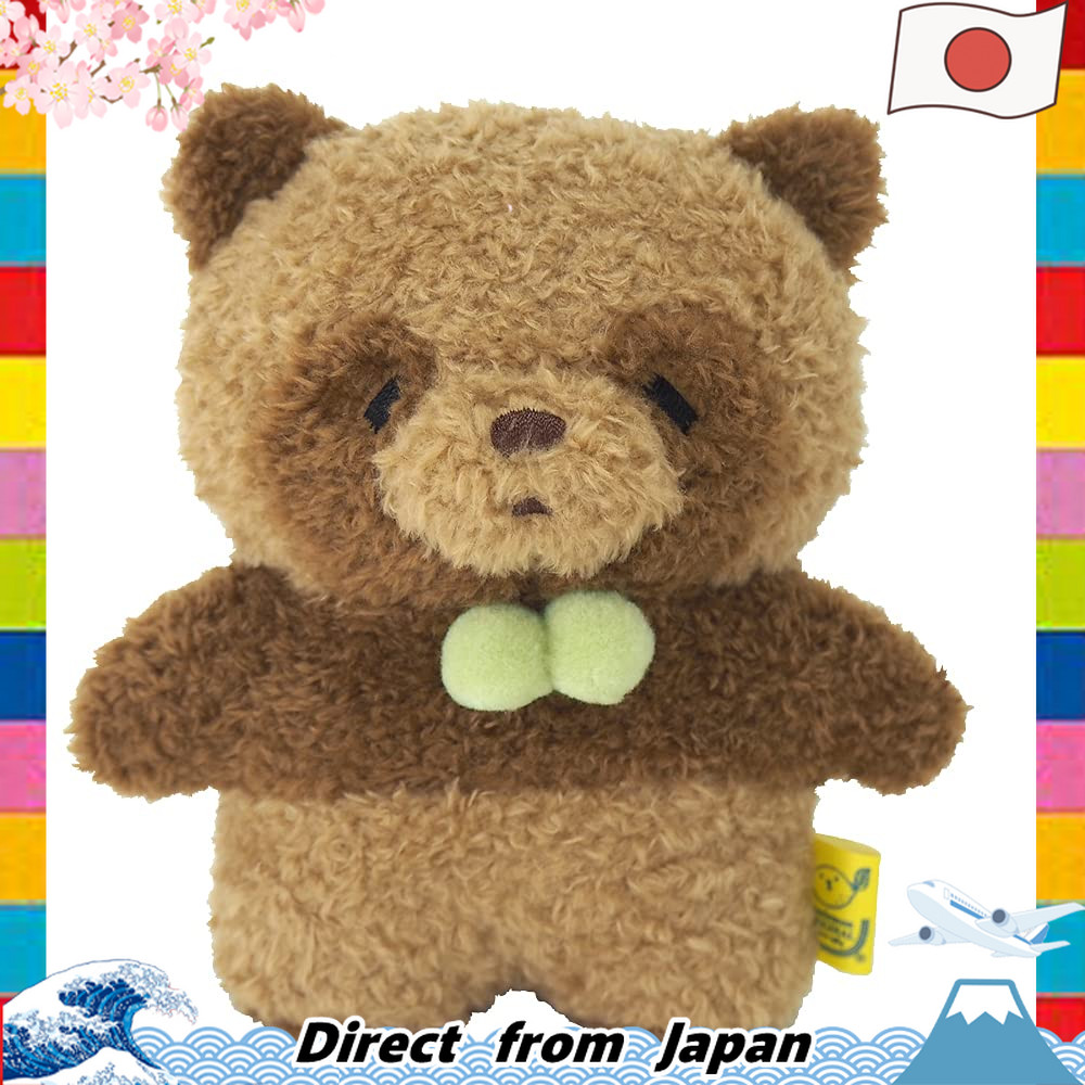 Sunlemon Tatton Tanuki Brown S 14 x 5.8 x 20ซม. ตุ๊กตาสัตว์ P-7862【Direct from Japan】