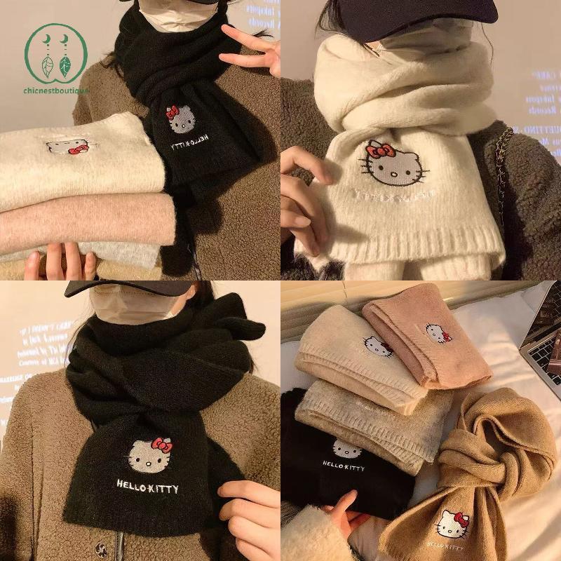 [Chicnest] ใหม่ฤดูใบไม้ร่วงและหนาว ผ้าพันคอลายแฟชั่นสำหรับผู้หญิง ทำจากวัสดุ faux cashmere ยืดหยุ่น windproof ให้ความอบอุ่น - รูปที่ 2