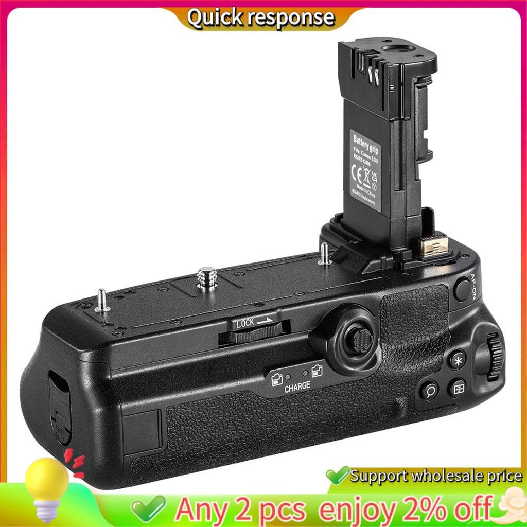 ในสต็อก- ด้ามจับกล้องสําหรับ R5/R5 C/R6/R6 Mark II Grip -R10 กล้อง Grip มัลติฟังก์ชั่นอุปกรณ์เสริมกล