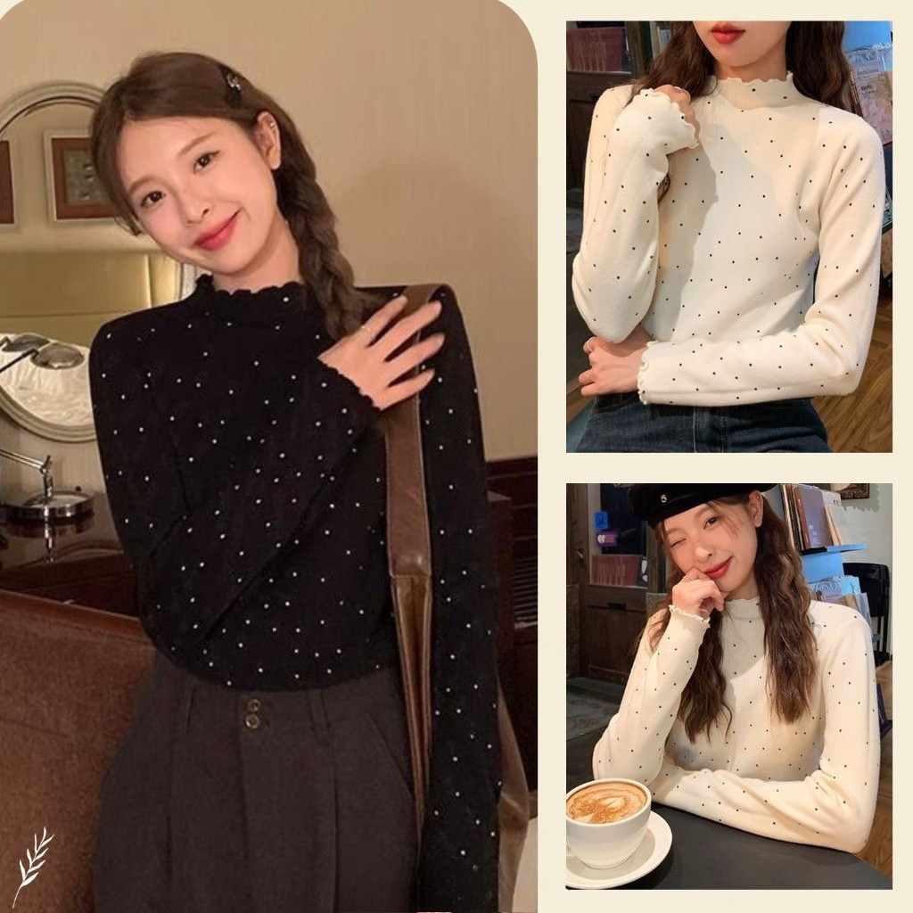 Bekey เสื้อเชิ้ตคอสูงจีบสำหรับผู้หญิง แฟชั่นใหม่และหลากหลายสำหรับฤดูใบไม้ร่วงและฤดูหนาว