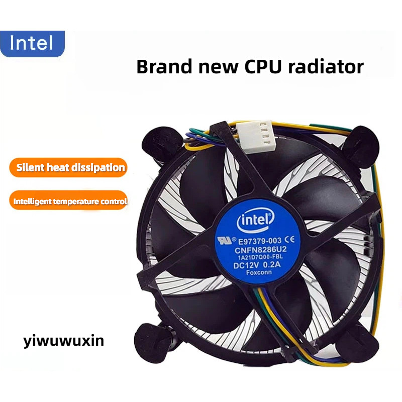 Intel Intel Intel Intel พัดลม CPU 12V 0.2A i5 i7 4790 พัดลมระบายความร้อน CPU E97379-003