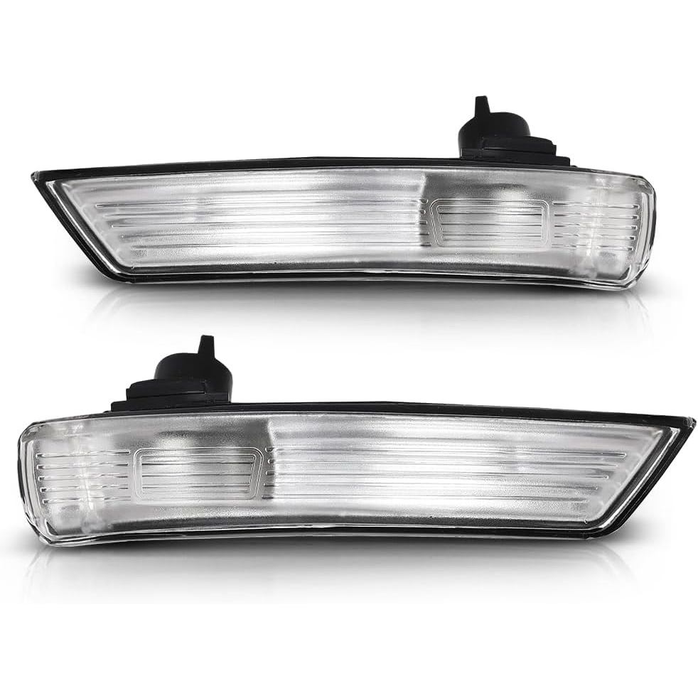 G-PLUS คู่กระจกมองหลังตัวบ่งชี้เลนส์ไฟเลี้ยวฝาครอบ,ใช้งานร่วมกับ Ford Focus MK2 Facelift 2008-2011/ 