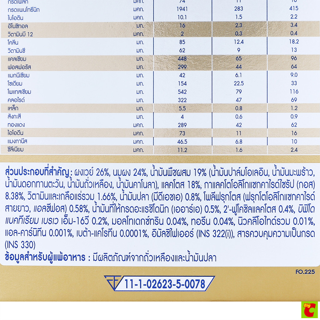 ไฮคิว ซูเปอร์โกลด์ พลัส ซี-ซินไบโอ โพรเทก คิว ช่วงวัยที่ 2 ขนาด 1710 ก. - รูปที่ 2