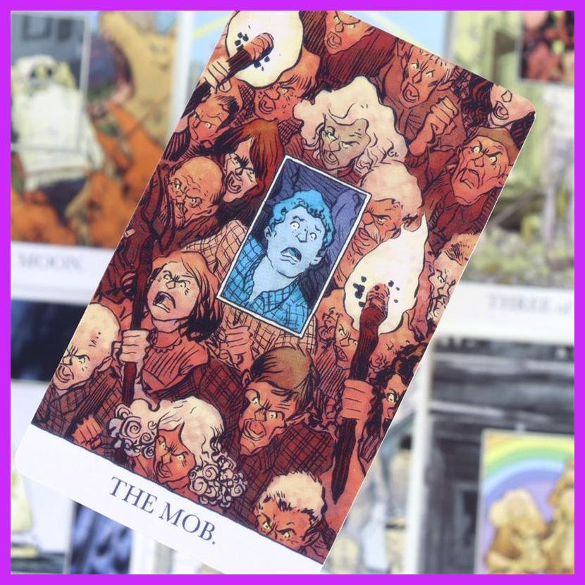 The Unveiled Tarot Decks เริ่มต้นไพ่ทาโรต์ที่มีความหมาย 10.7X6 ซม.Oracle Divination เครื่องมือสําหรับ Positive Reading tayenith - รูปที่ 3