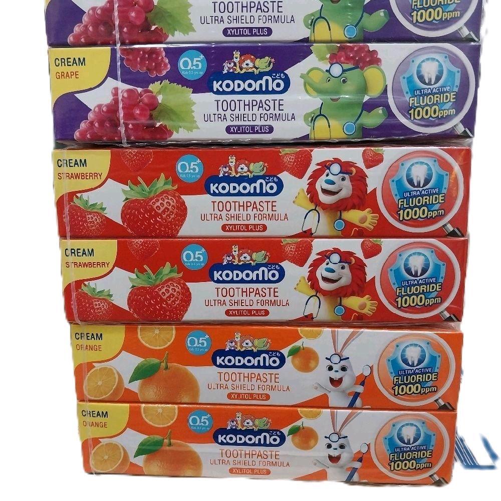 (แพ็ค6) KODOMO ยาสีฟัน  โคโดโม สูตรอัลตร้า ชิลด์ ชนิดครีม ขนาด 40 กรัม
