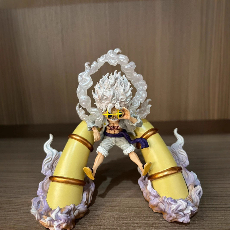 Creation Nika Nika Luffy One Piece ของขวัญทํามือห้าความเร็วลูฟี่ซันพระเจ้าโมเดลวันพีซ