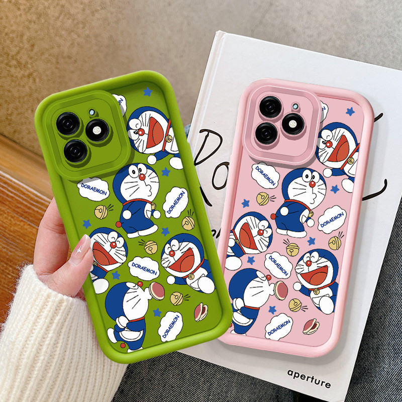 น่ารักการ์ตูน Doraemon pout สําหรับ infinix Hot 8 9 PRO X6511 X6823C X650C สมาร์ท 6 PLUS Hot 12 20 30 Play NOTE 12 30 PRO X655 X6816 X6826 X6825 X678B กันกระแทกปกอ่อน ราคา ถูกที่สุด ดีลบีเคเค แกลเลอรีภาพที่ 9