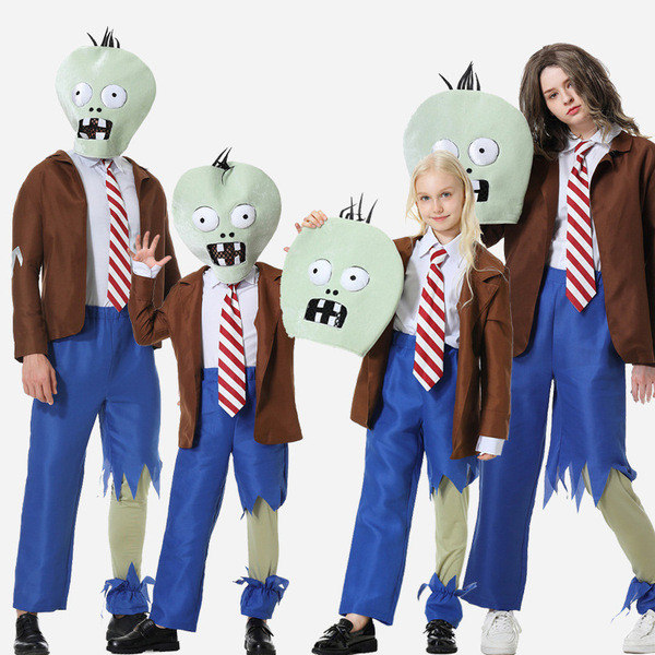ชุด halloween เด็ก ฮาโลวีน เด็ก ชุดฮาโลวีนเด็ก เครื่องแต่งกายธีม Halloween Zombie, Plant vs Zombies 