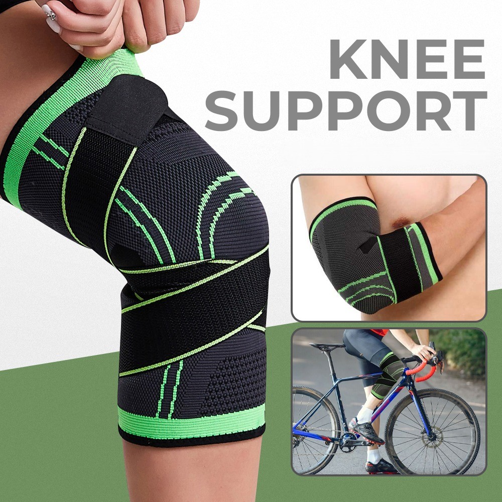 สนับเข่า Compression Sport Fitness XL - SS7 สีเขียว