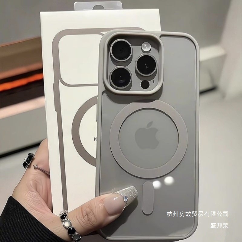 ขายตรงจากโรงงานเหมาะสําหรับเคสโทรศัพท์แม่เหล็ก 14 iPhone15/XSMAX7/8p เคสป้องกัน 12/