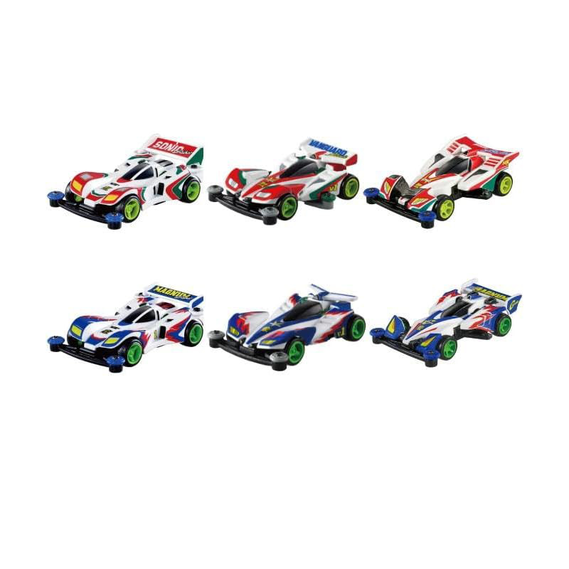 Tomica Premium Unlimited Bakusou Kyoudai Let's & Go!! Mini 4WD Magnum & Sonic 6-Car Set