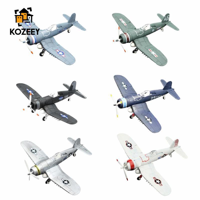KOZEY 1:48 Scale WWII F4U Fighter Model Aircraft Assembly Model Kits Office Bar