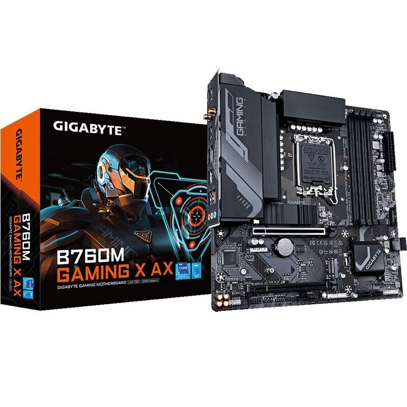 เหมาะสําหรับ Gigabyte B760M GAMING X AX เมนบอร์ดคอมพิวเตอร์ DDR5 รองรับ CPU 13700K/1349 0