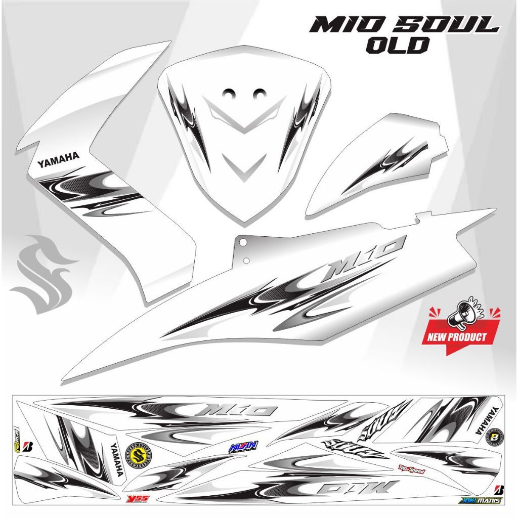 สติ๊กเกอร์ / สติ๊กเกอร์ VARIATION MIO SOUL OLD COLOR MOTIF สติ๊กเกอร์ STRIPING MIO SOUL