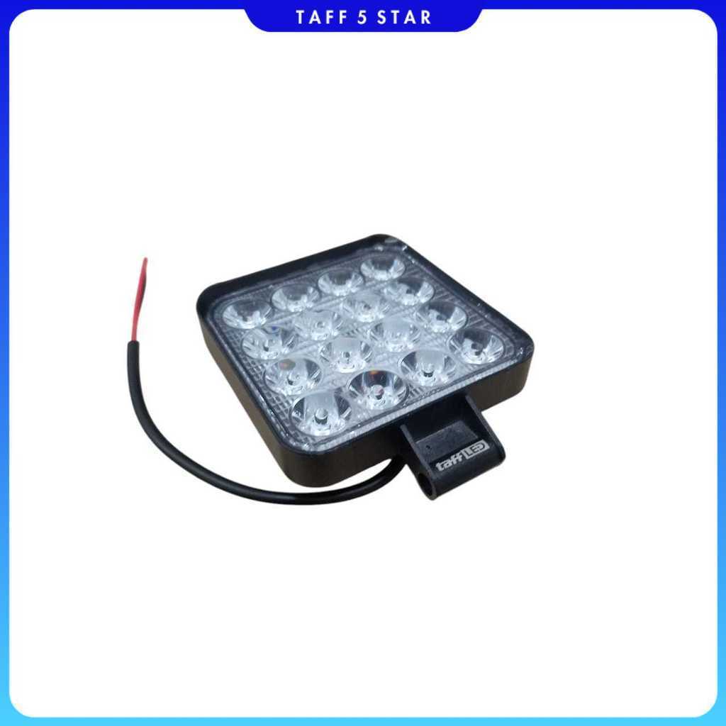 TaffiLED สปอตไลท์รถยนต์ LED Floodlight สีขาวนวล IP68 48W - D841