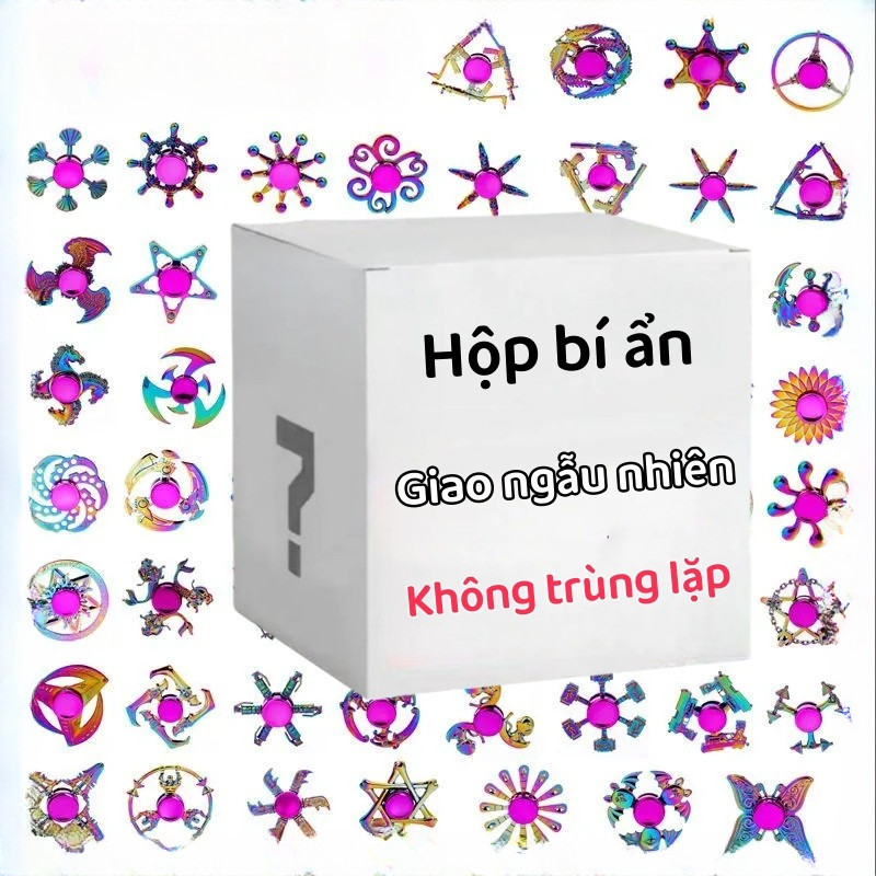 (จัดส่งแบบสุ่ม)METAL SPINER สังกะสีอัลลอยด์ Fidget Spinner