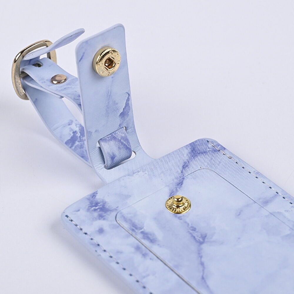 ป้ายชื่อที่อยู่ติดกระเป๋าเดินทาง รายการข้อมูลติดต่อ สติกเกอร์ปักผ้า อุปกรณ์ติดกระเป๋า - รูปที่ 2