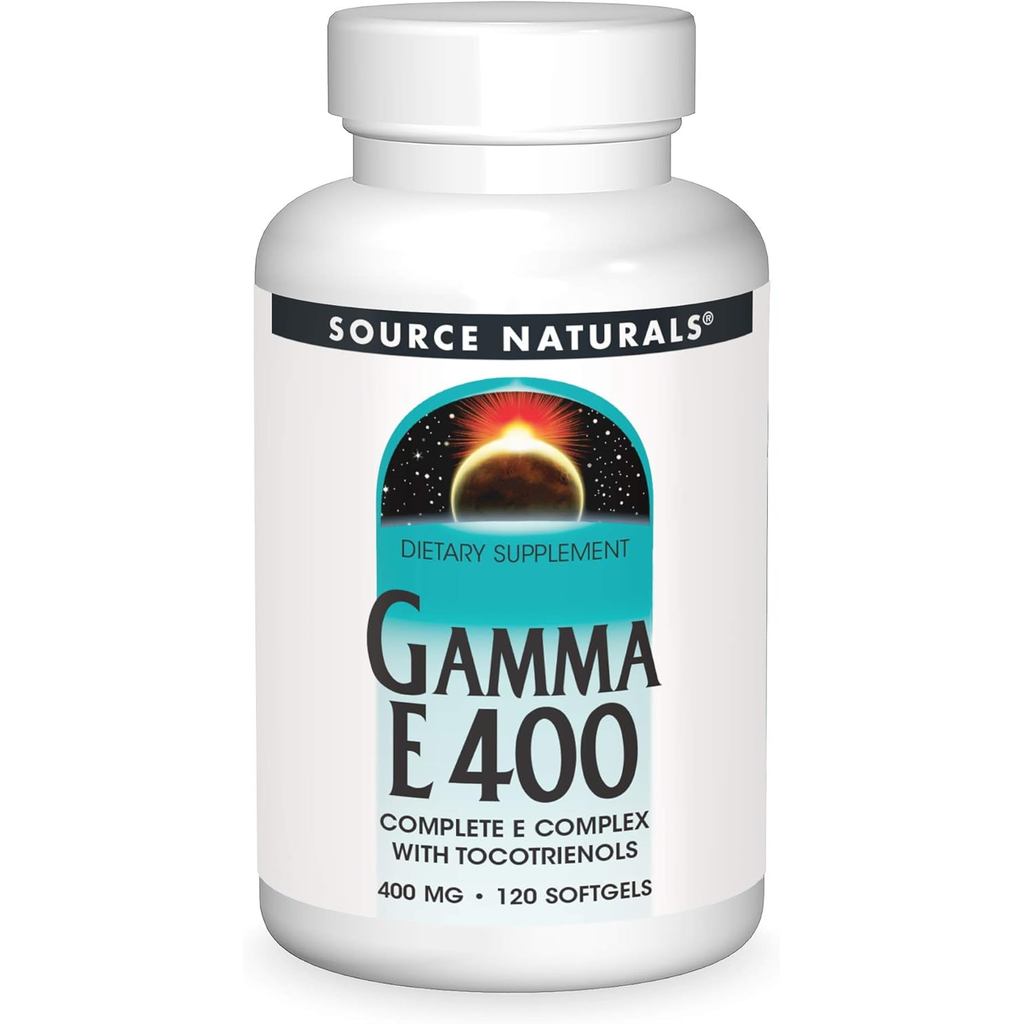 แหล่งธรรมชาติ Gamma E Complex 400 มก. - 120 ซอฟท์เจล