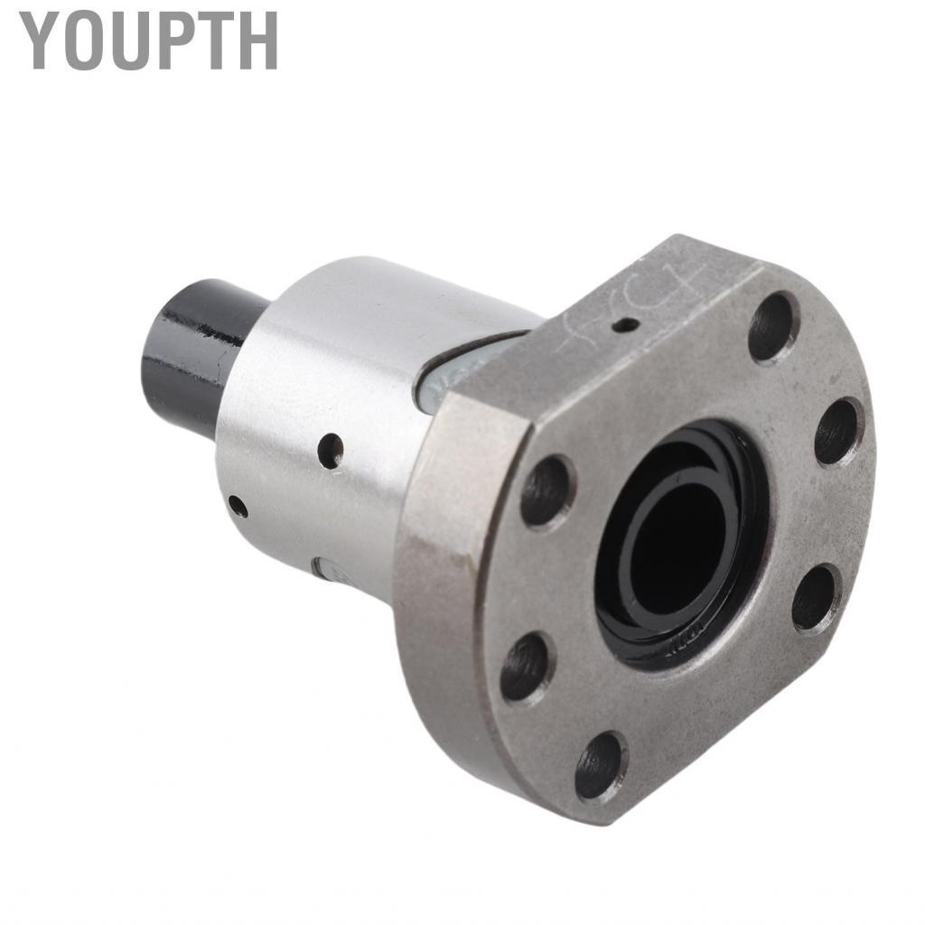Youpth Youpth Kavolet 16 มม.แบริ่งเหล็ก Flanged Ball Screw ประสิทธิภาพสูงติดตั้งง่าย Fit สำหรับ RM16