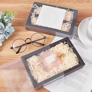 บรรจุภัณฑ์ผลิตภัณฑ์ชุด 10 ชิ้น กล่องของขวัญ DIY แบบลิ้นชัก ทำจากกระดาษและพลาสติก