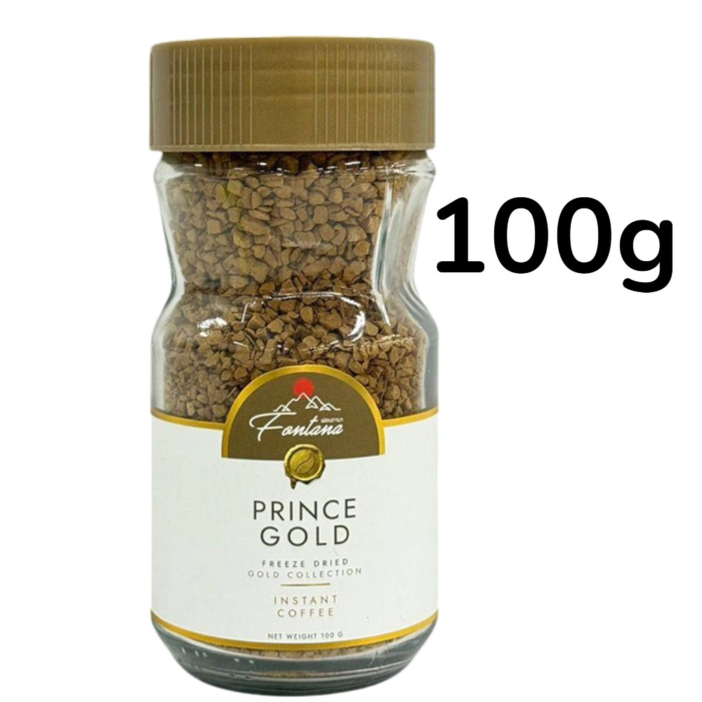Fontana coffee prince gold 100g.ฟอนทานา กาแฟ ฟรีซดราย คอฟฟี่