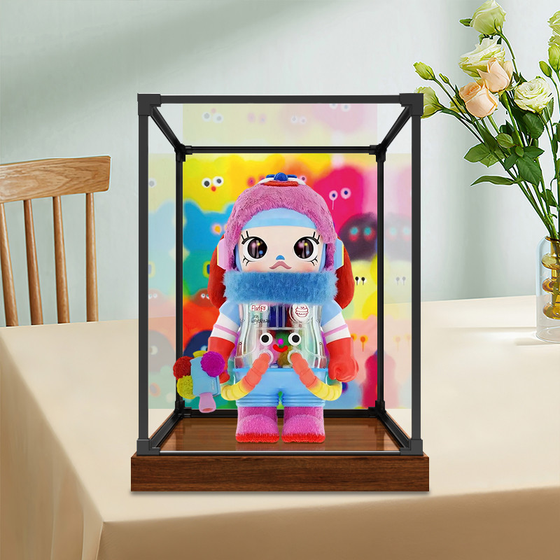 [ไม่รวมรุ่น] เหมาะสําหรับ BUGERMAN BUGERMAN 400% Jon Borgman ตุ๊กตากล่องแสดงอะคริลิคใส