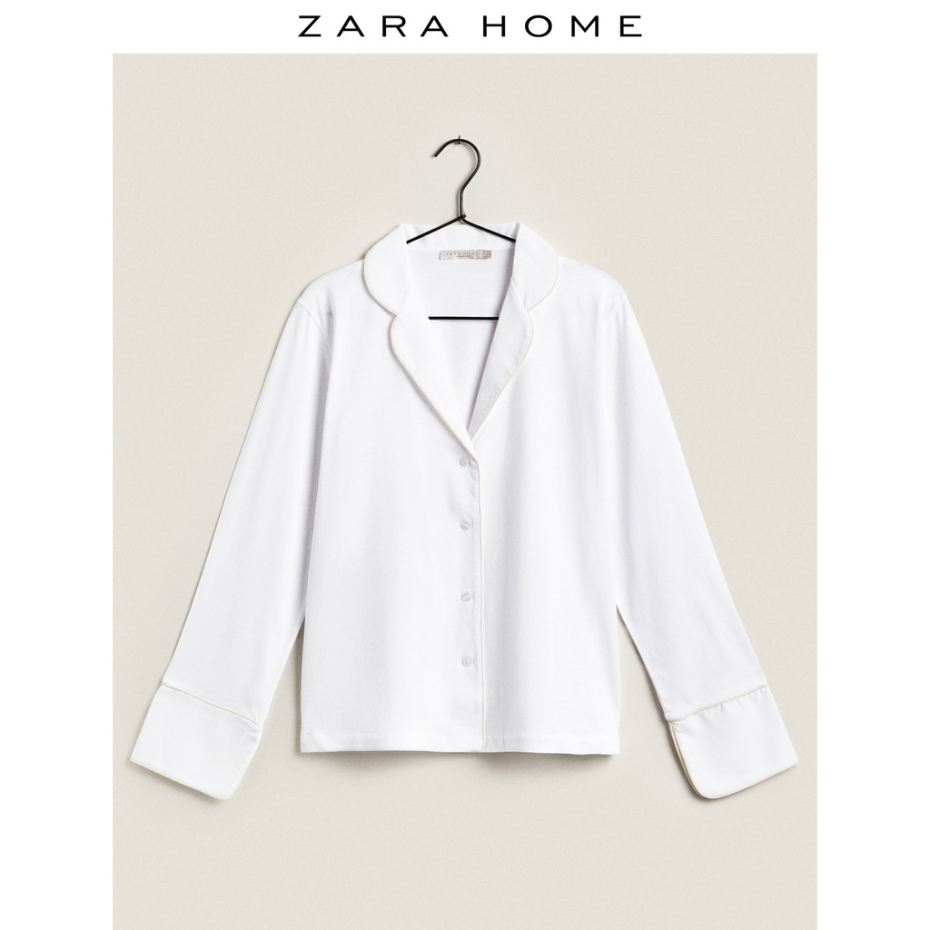 ชุดนอนผ้าฝ้ายบาง Zara Home JOIN LIFE สำหรับฤดูใบไม้ผลิ สไตล์เรียบง่าย เพื่อบรรจงในบ้าน