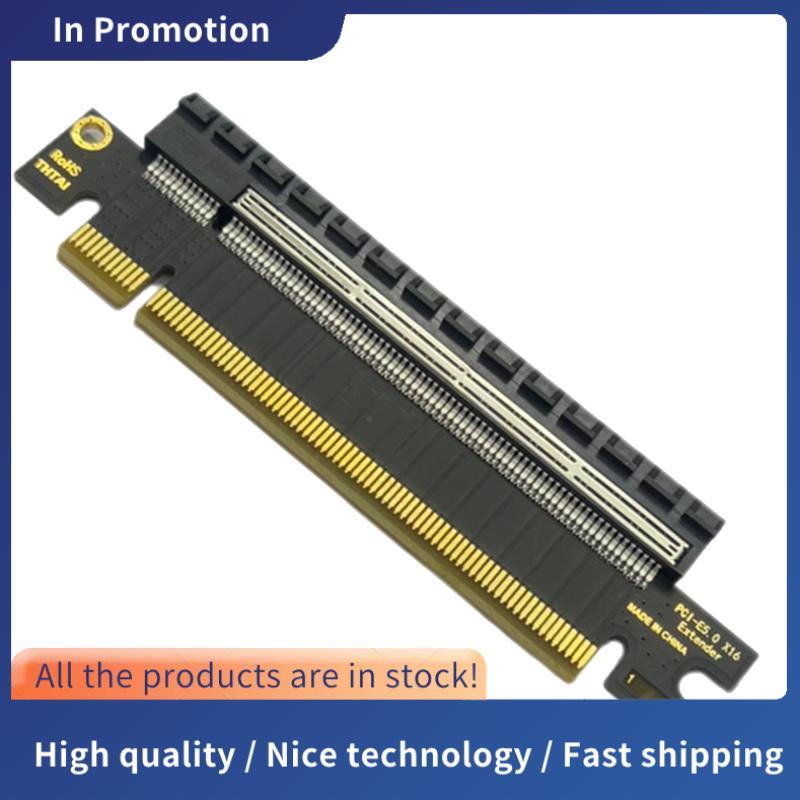 PCI-E เป็น PCI-E 16X แปลงอะแดปเตอร์ - ขั้วต่อสล็อต 180 องศา รองรับ PCI Express 5.0 X16 Gen3-5